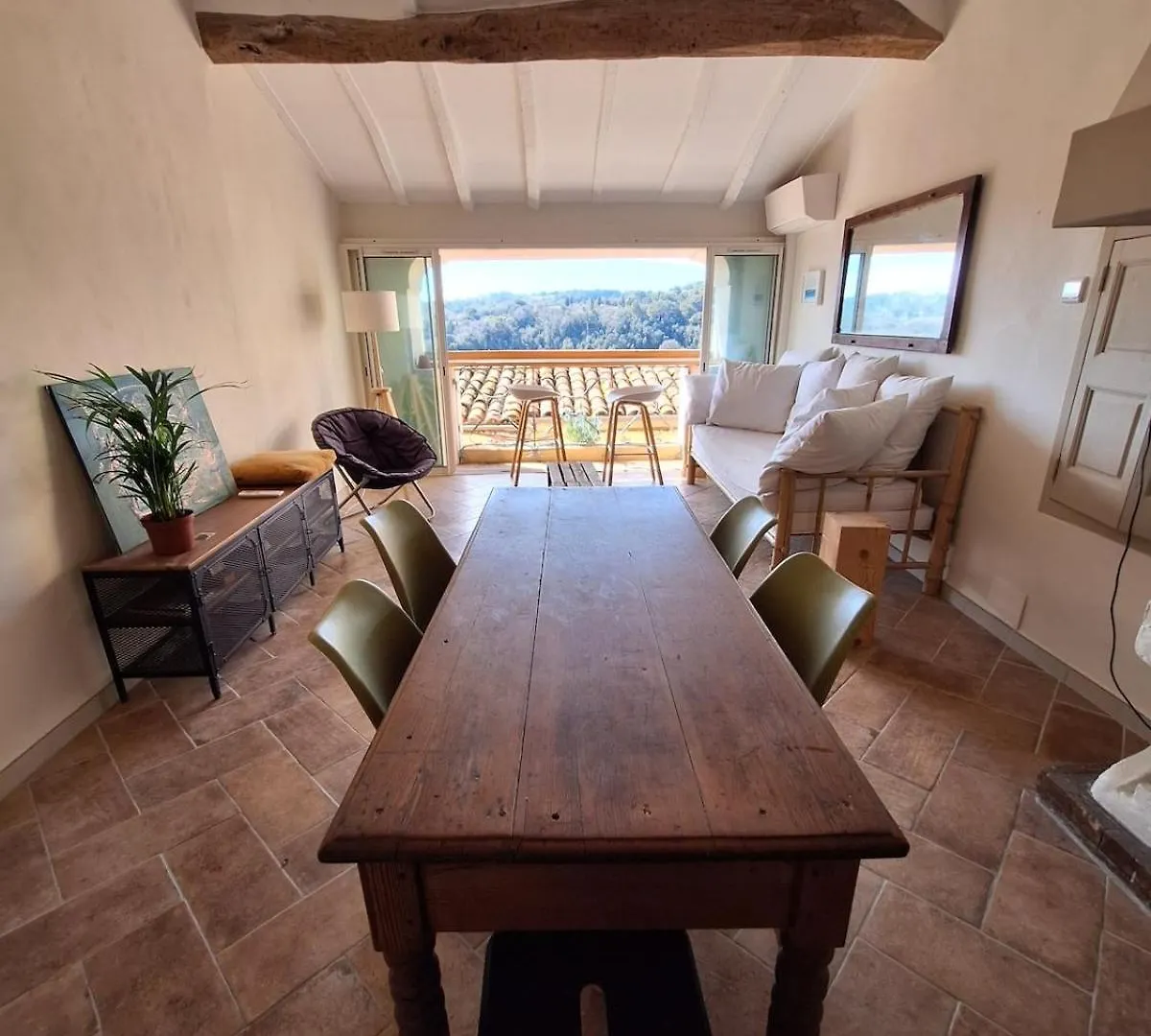Villa Vue Et Charme Provencal A Biot - La Maison Du Mitan